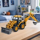  Metalni bager utovarivač Huina 1:50 - rumena | Shoptok.si