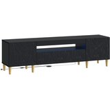  LED TV kabinet Crna Konstruirano drvo | shoptok.hr