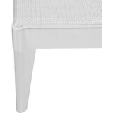  Ležaljka za sunčanje bijela 186 x 60 x 29 cm PP | shoptok.hr