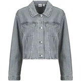 Jeans jakne VMAYA LS DENIM Siva