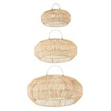 J-Line S/3 ABAT-JOUR ROTIN NATUREL (78.5x78.5x39cm) Bež | shoptok.hr