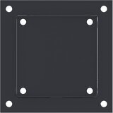  Postolja za stupove kvadratna 12 kom čelik presvučen prahom Antracitno siva 141 x 141 mm | Shoptok.si