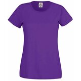 Fruit Of The Loom Purple Lady fit Women's T-shirt Original Cene