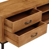 TV omarica iz trdnega mangovega lesa 140x30x40 cm, (20707613) | Shoptok.si