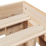 vidaXL Okvir kreveta bez madraca 150 x 200 cm od masivne borovine | shoptok.hr
