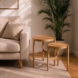Hanah home set od 2 umetnutih stočića Ren 2, hrast Cene