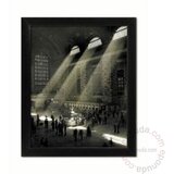 Deltalinea crno bela slika Central Station 40 x 50 cm | ePonuda.com