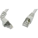L00001A0155 RJ45 omrežni kabel\, Patch kabel CAT 6a S/FTP 2.00 m siva ognjevaren\, z zaščitnim zapornim zatičem 1 kos, (20418964)