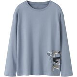 name it Majica 'NKMVAGNO' sivkasto plava / bež siva / crna / bijela | shoptok.hr