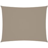 vidaXL senčno jadro oksford blago pravokotno 6x8 m taupe | Shoptok.si
