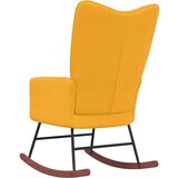  Gugalni stol gorčično rumen žamet, (20702412) | Shoptok.si