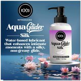 EXS AquaGlider Silk - svilenkasti lubrikant na bazi vode u bočici s pumpicom (250 ml) | shoptok.hr