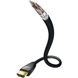 Inakustik HDMI kabel HDMI-A vtič, HDMI-A vtič 5 m črna 00324550 avdio povratni kanal, pozlačeni konektorji, Ultra HD (4k) HDMI HDMI kabel, (20417644) | Shoptok.si