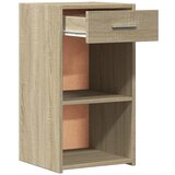  Noćni ormarići 2 kom boja hrasta 35x34x65 cm konstruirano drvo | shoptok.hr