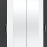 XXXL Omara Za Oblačila Jan, Bela, Antracit | Shoptok.si