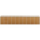 vidaXL Vrtna lopa svetlo rjava 191x895x198 cm pocinkano jeklo | Shoptok.si