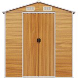  Vrtno spremište svjetlosmeđe 191 x 895 x 198 cm pocinčani čelik | shoptok.hr