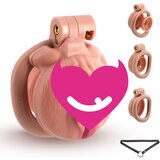 SuperLove Sissy Realistic Inverted Chastity Cage Skin Cene