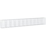  Gabionska košara s poklopcem 1100x100x150 cm pocinčano željezo | shoptok.hr