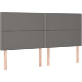  Krevet s oprugama i madracem sivi 200x200 cm od umjetne kože | shoptok.hr