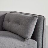 Bessagi Home počivalnik fanny, temno siva, s taburejem | Shoptok.si