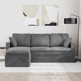 SOFA Tamno siva 198 x 134 x 80 cm Baršun | shoptok.hr