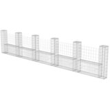  Gabionska košara U-oblika od pocinčanog čelika 570 x 20 x 100 cm | shoptok.hr