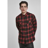 UC Men Plaid Flannel Shirt 6 - black/red Cijene