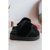 Boto Children's Slippers With Fur Black Birasta | ePonuda.com