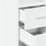  Visoka komoda bijela 50x42,5x185 cm od konstruiranog drva | shoptok.hr