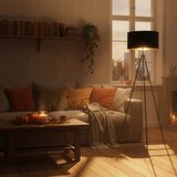  Stojeća lampa 1xE27/40W/230V crna | Eponuda.com