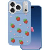 Onasi Jagoda silikonski ovitek za iPhone 17 Pro - moder | Shoptok.si