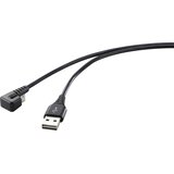 Renkforce USB kabel USB 2.0 USB-A vtič\, USB-mikro-B vtič 1.00 m črna RF-4598342, (20417145) | Shoptok.si