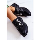 Boto Women's Leather Brogues With Buckles Lu Boo Black | ePonuda.com