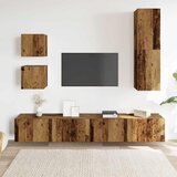  5-dijelni zidni set TV ormarić konstruirano drvo | shoptok.hr