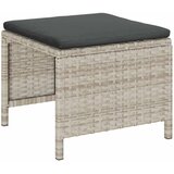  Sjedeća garnitura za vrt 6 kom. Svijetlo siva i tamno siva Svjetlosiva 84 x 45 x 35 cm | shoptok.hr