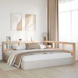  Knjižnica vzglavje L-oblike 200 cm trdna borovina | Shoptok.si
