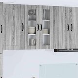  Stenska kuhinjska omarica s polico Siva Sonoma 60 x 31 x 80 cm | Shoptok.si