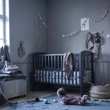 Troll nursery® otroška posteljica lux™ 60x120 seal grey | shoptok.hr