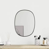  Zidno ogledalo crna 30x25 cm | Shoptok.si