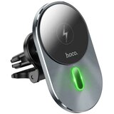 hoco. car holder to air vent with wilress charging suppor MagSafe charging Magic CA91 greay | Eponuda.ba