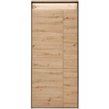 Voleo garderobna omara črna, hrast artisan | Shoptok.si