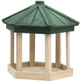 vidaXL Hranilica za ptice odmerokutna od masivne jelovine 33 x 30 cm cijene