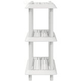  Jedinca za police 3 razina 100 x 40 x 96 cm PP Bijela | Eponuda.com