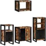  Set namještaja za kupaonicu 4 kom. Višebojno i crno | shoptok.hr