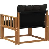  Set vanjskih sofa Čvrsto drvo akacije i Textilene Prirodna | shoptok.hr