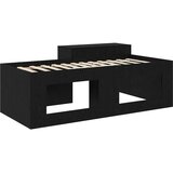  za djecu s visokim okvirom i stolom Crna 80 x 200 cm - Crna 80 x 200 cm | shoptok.hr