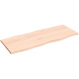 Stolna ploča 100x40x2 cm netretirana hrastovina sa živim rubom | Shoptok.si