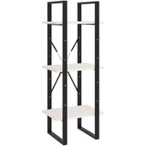 vidaXL ormarić za knjige s 5 razina bijeli 40x30x175 cm od borovine | shoptok.hr