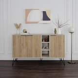 Hanah home clara - sandstone, oak sandstoneoak console Cene